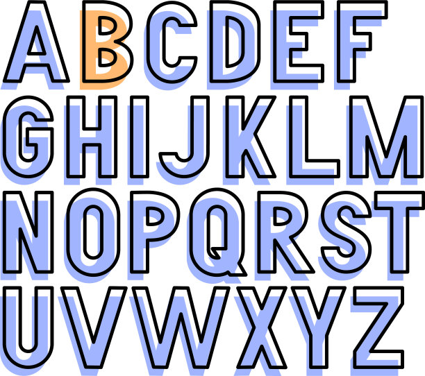 粗体浓缩的怪诞的大写字体图片下载