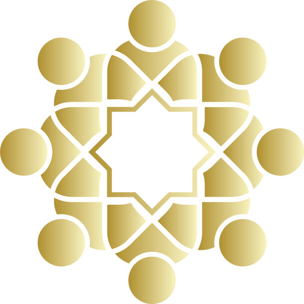 具有彩色标志模板的社区图片下载