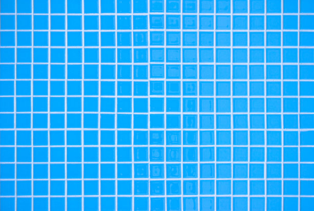 蓝色粉彩瓷砖墙面和地面马赛克抽象背景。设计几何壁纸纹理装饰居室。简单无缝图案清洁的背景广告横幅海报或网络。图片下载