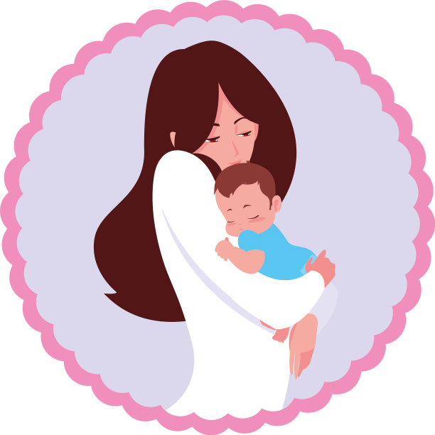 妈妈抱着他的孩子图片下载