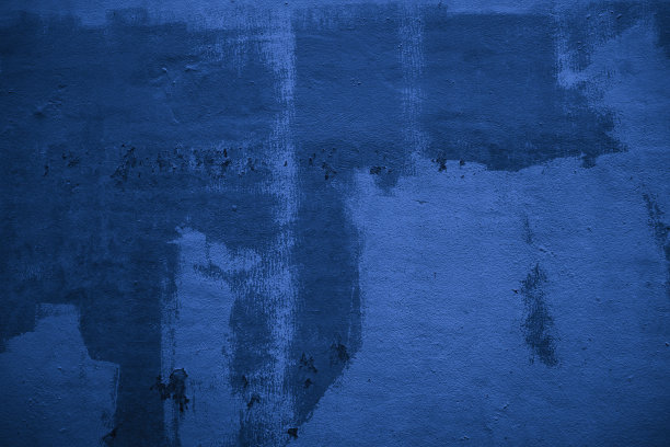 旧墙图案纹理水泥蓝深抽象蓝颜色设计浅黑色渐变背景。图片下载