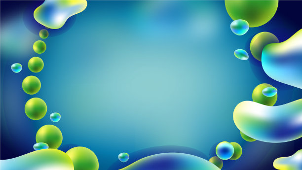 发光粒子液体动态流动与发光图片下载