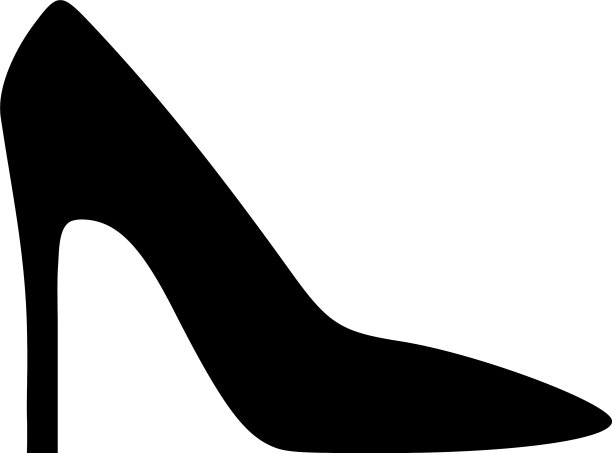 平高跟女士鞋图标图片下载