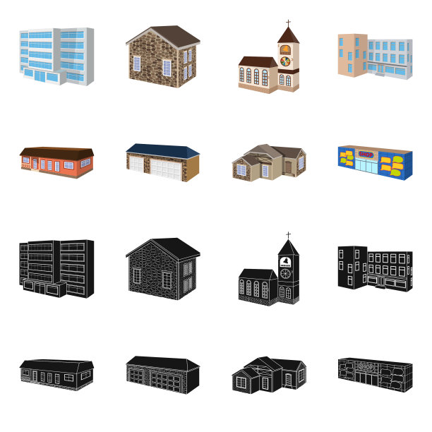 门面和房屋标志图片下载