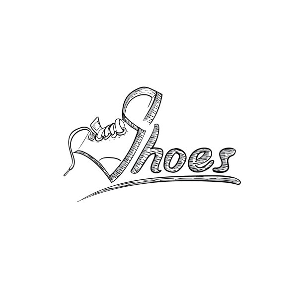 鞋子标志图标插图图片下载