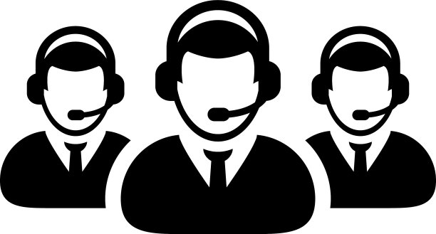 电话营销图标男性企业客户支持图片下载