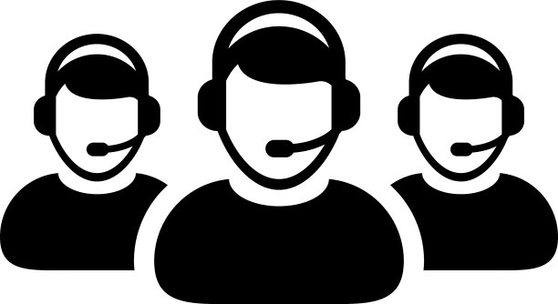 客服图标男性业务支持服务图片下载