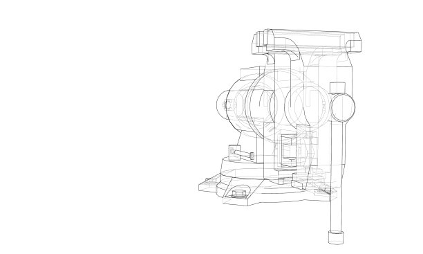 轮廓虎钳线框式图片下载