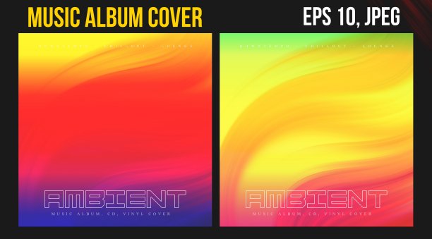音乐专辑封面为网页演示。CD DVD封面和黑胶唱片的抽象向量设计。适用于海报，传单，横幅，传单，书封面，小册子，演示，恍惚，最小，电子，电子，放松，环境图片下载