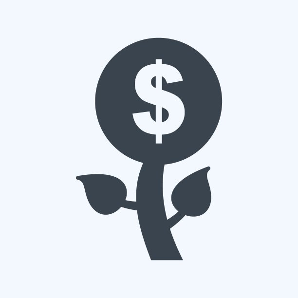 图标的投资。适合教育标志。字形风格。简单的设计可编辑。设计模板向量。简单的符号说明图片下载