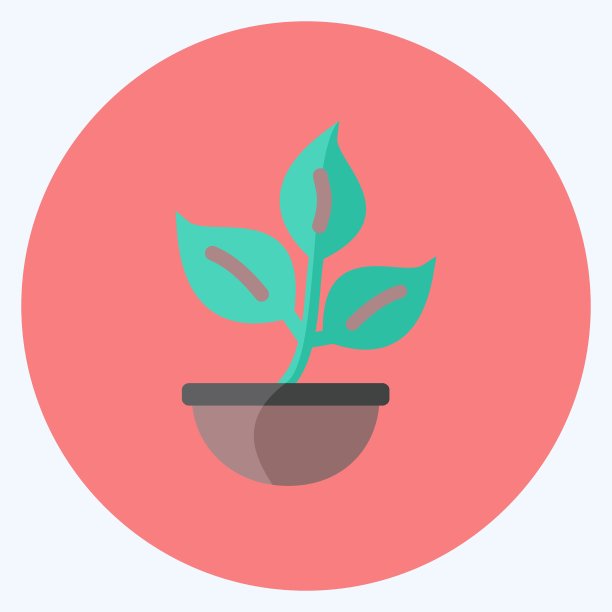 图标。适合春天的象征。平的风格。简单的设计可编辑。设计模板向量。简单的符号说明图片下载