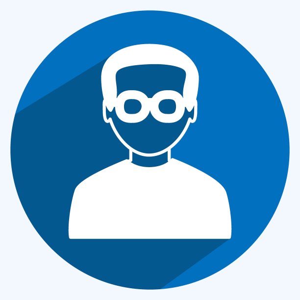 图标的程序员。适用于编程符号。长长的阴影风格。简单的设计可编辑。设计模板向量。简单的符号说明图片下载