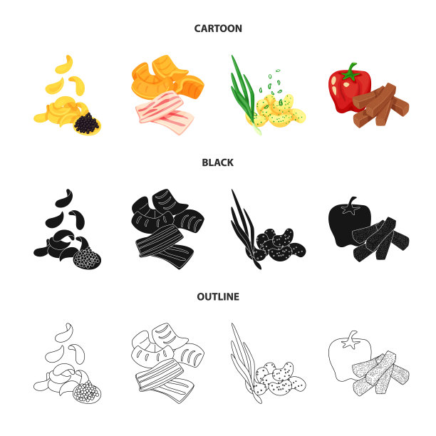 味道和季节图标图片下载