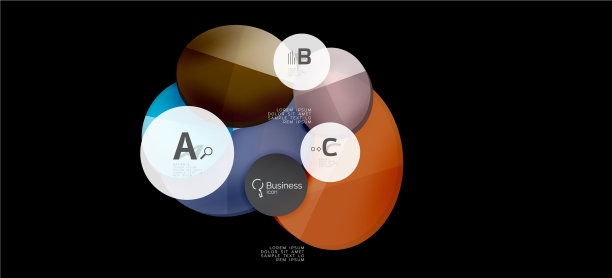 信息图形圈背景成功图标图片下载