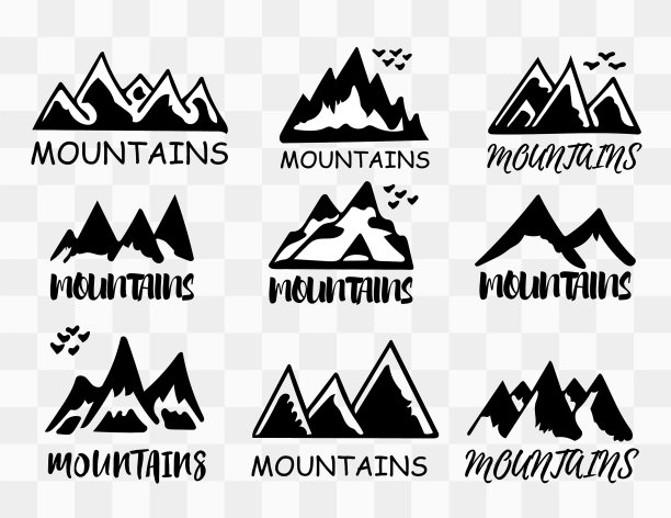 山轮廓集图片下载