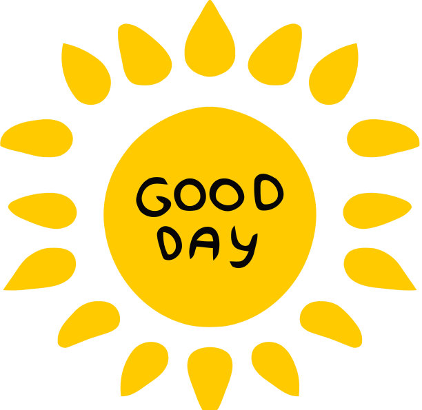 卡通人物的太阳图片下载