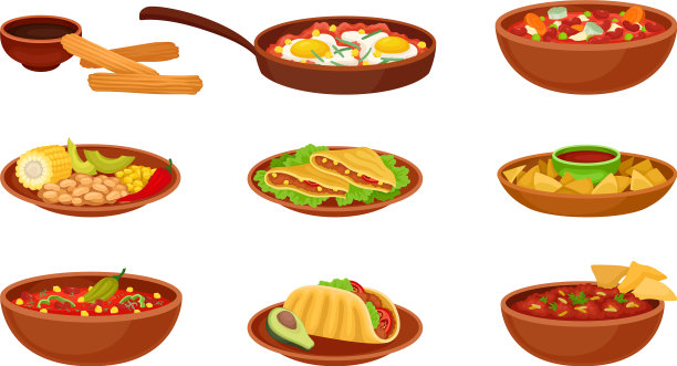 布景图像传统的墨西哥菜图片下载