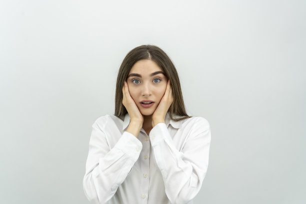 心烦意乱的女商人图片下载