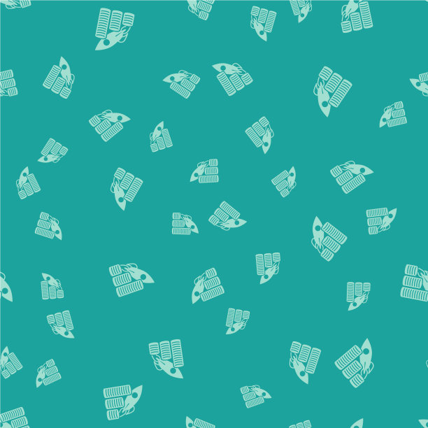 绿色火箭飞上硬币增长图表图标图片下载