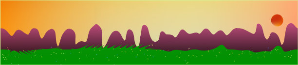 梦幻的天空和山脉景观图片下载