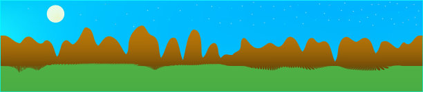 蔚蓝的天空和群山的景观图片下载