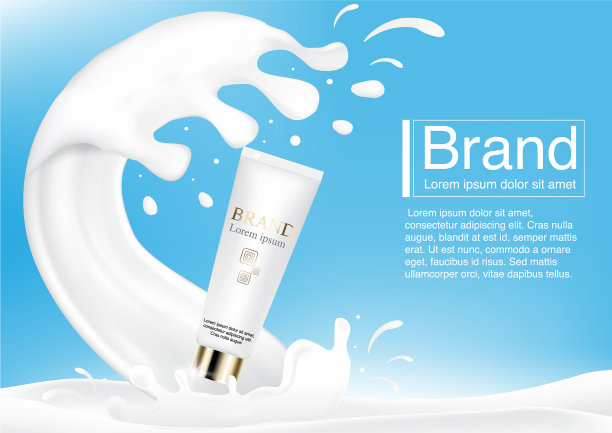 化妆品广告的概念图片下载