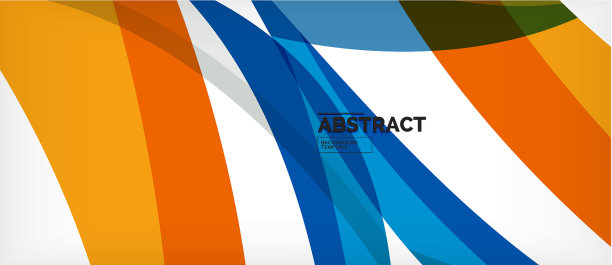 线性波浪网模板图片下载