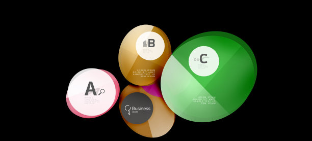 信息图形圈背景成功图标图片下载
