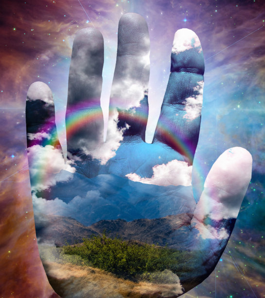 山水与云在手与空图片下载