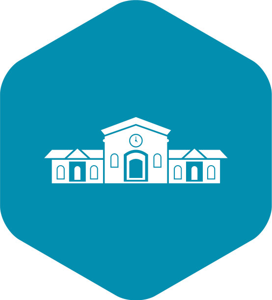 火车站建筑图标风格简单图片下载