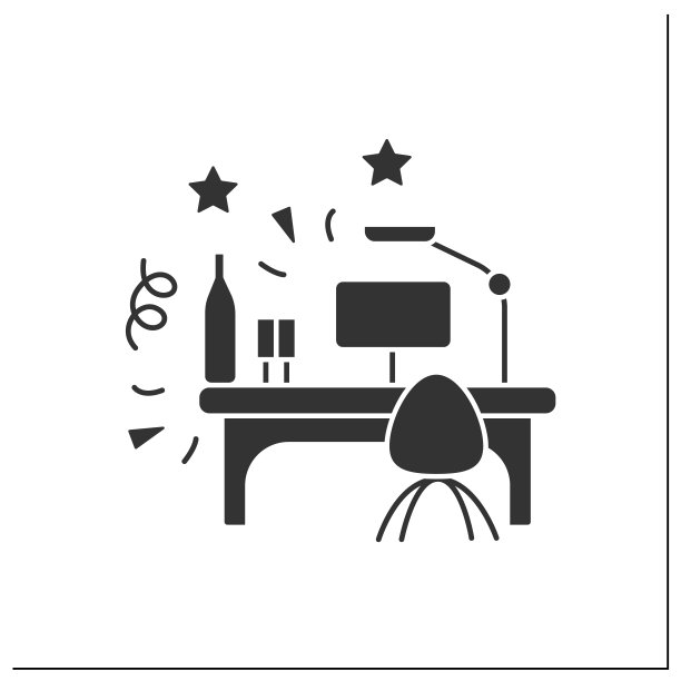 庆祝字形图标图片下载