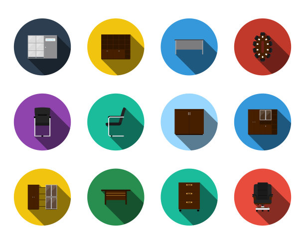 办公室图标设置图片下载