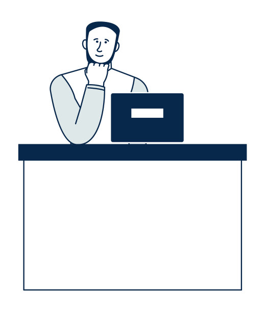 接待站工人。办公室前台接待员图片下载