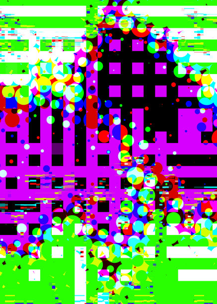 半色调故障的艺术背景。图片下载