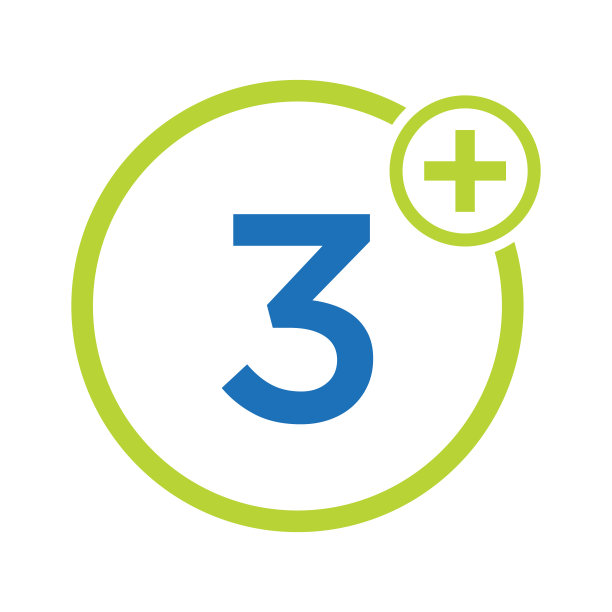 医疗保健符号医生和医疗标志在字母3模板。医生的标志符号图片下载