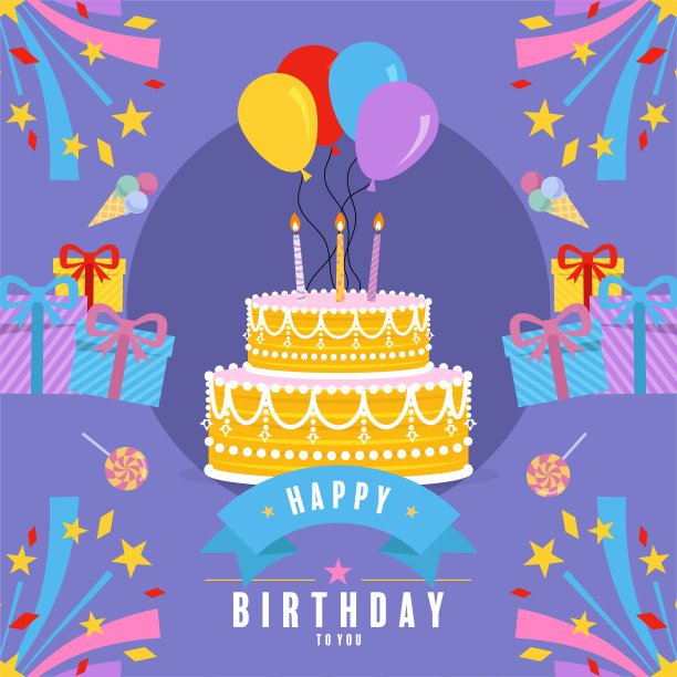 生日快乐祝福图片下载