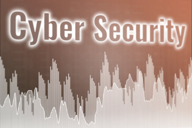 褐色金融背景下的网络安全。3D渲染，软聚焦。全球经济的概念图片下载