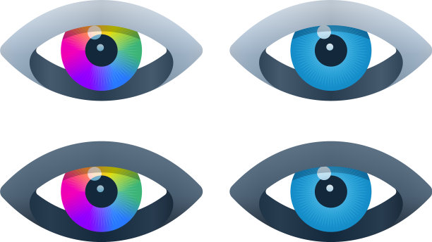 三维眼睛图标图片下载