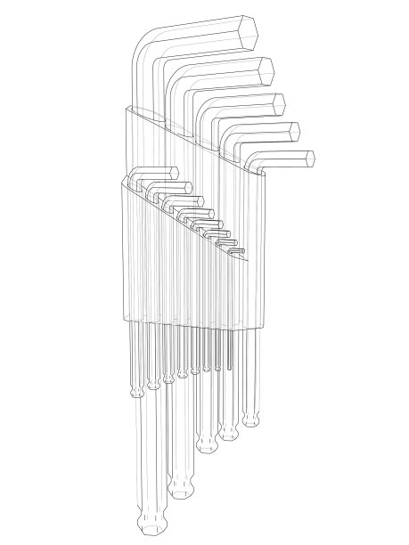 六角工具集图片下载
