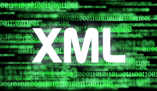 Word XML和带有二进制代码的抽象网络空间。图片下载