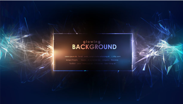 发光的闪烁的灯光图片下载