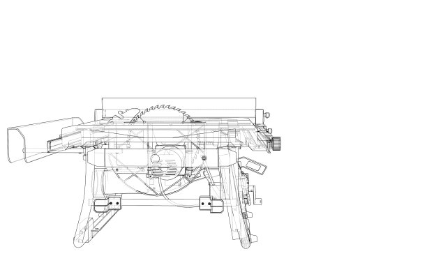 木工用轮廓台锯图片下载