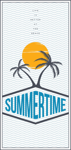 海滩度假，夏季度假，热带岛图片下载