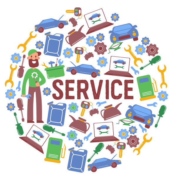 汽车维修服务中心海报图片下载
