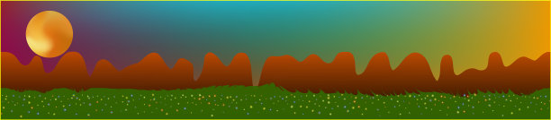 梦幻的天空和山脉景观图片下载