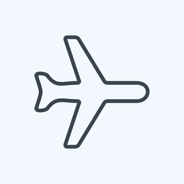 图标飞机模式。适合移动应用程序的符号。行风格。简单的设计可编辑。设计模板向量。简单的符号说明图片下载