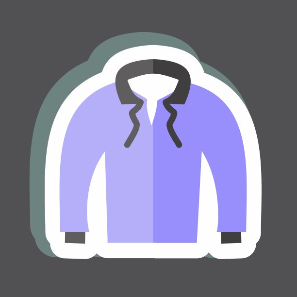 贴纸靠边。适合男性佩戴的饰品符号。简单的设计可编辑。设计模板向量。简单的符号说明图片下载