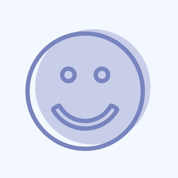 图标表情符号的微笑。适用于表情符号。两个音调的风格。简单的设计可编辑。设计模板向量。简单的符号说明图片下载