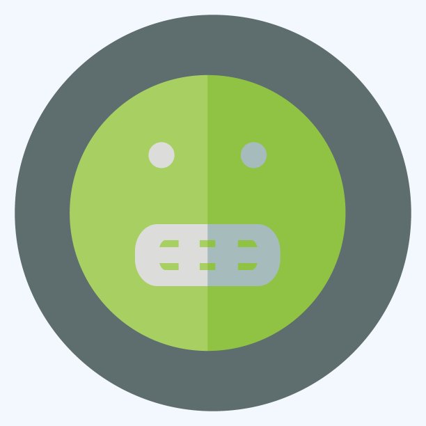 图标笑表情符号。适用于表情符号。平的风格。简单的设计可编辑。设计模板向量。简单的符号说明图片下载