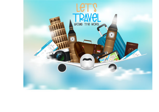 时间旅行销售海报的广告图片下载